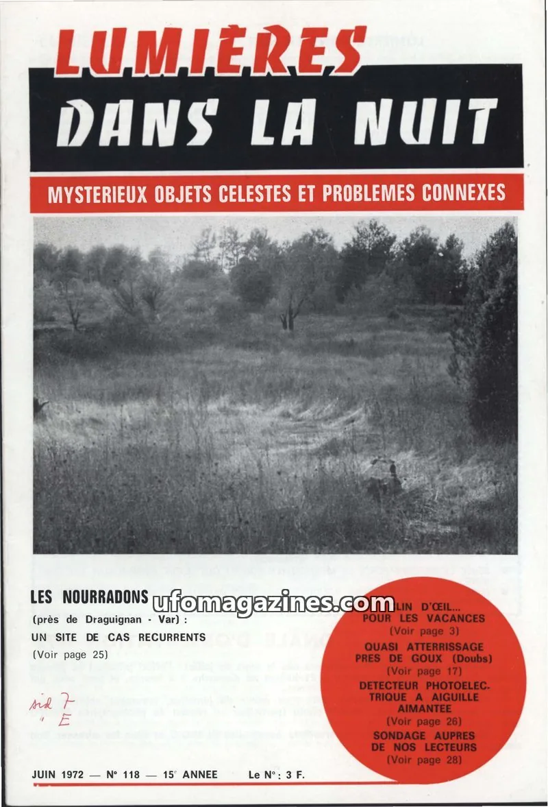 Cover of GROUPEMENT INTERNATIONAL DE RECHERCHES issue 118: LUMIÈRES DANS LA NUIT