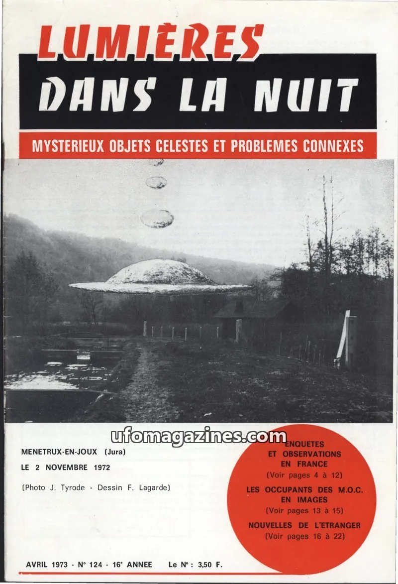 Cover of LDLN issue 124: LUMIÈRES DANS LA NUIT