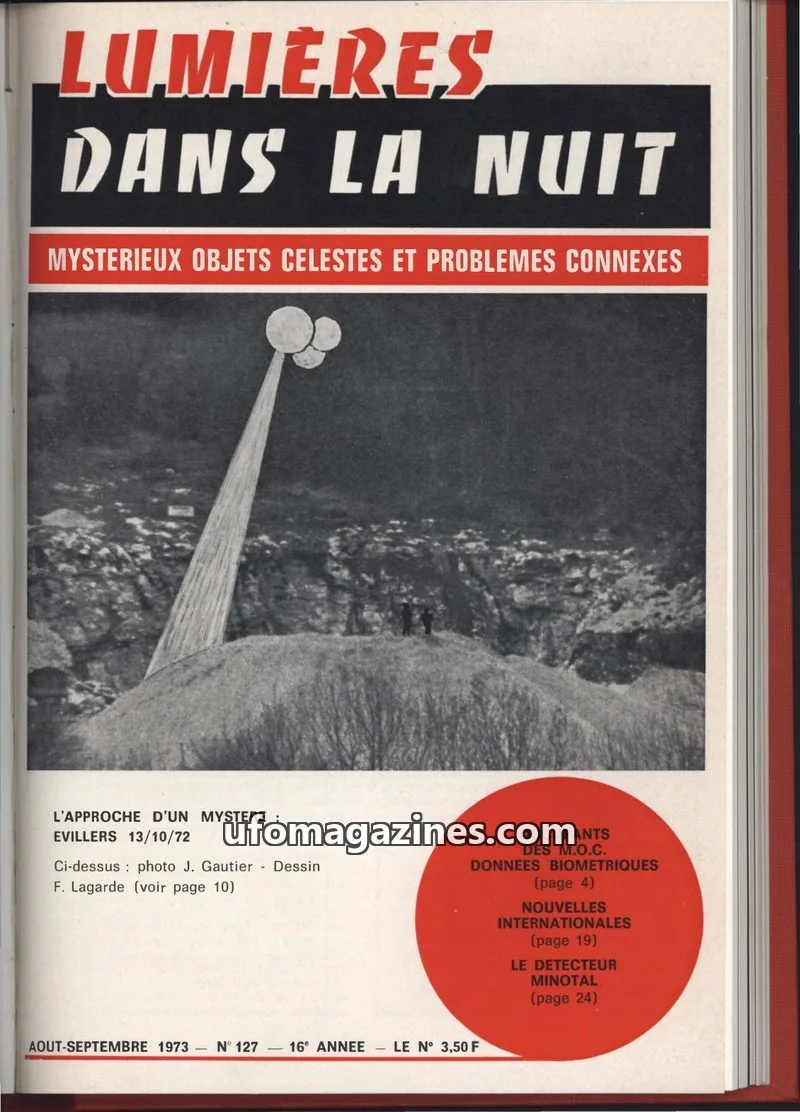 Cover of LUMIÈRES DANS LA NUIT (GROUPEMENT INTERNATIONAL DE RECHERCHES) issue 127: LUMIÈRES DANS LA NUIT