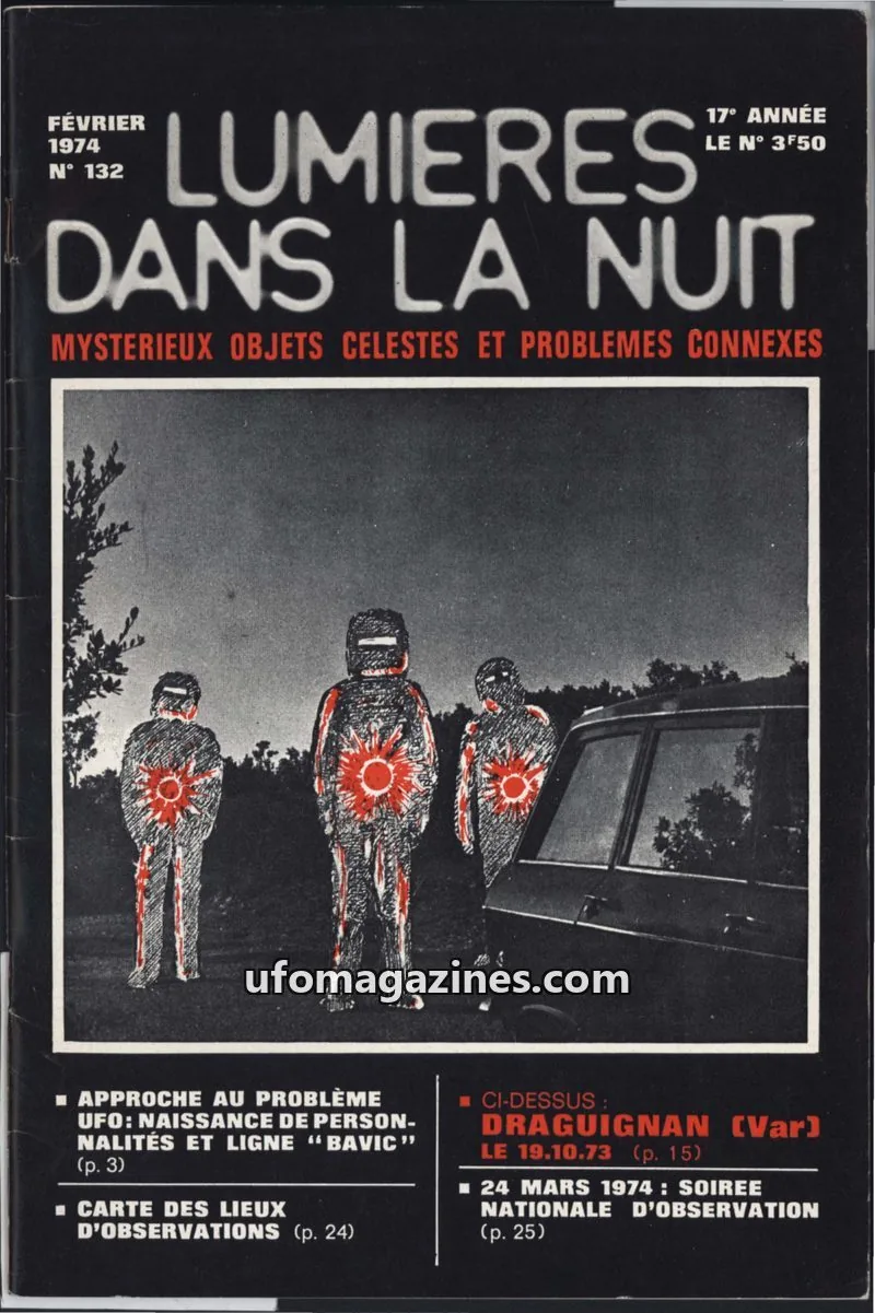 Cover of GROUPEMENT INTERNATIONAL DE RECHERCHES issue N° 132: LUMIÈRES DANS LA NUIT