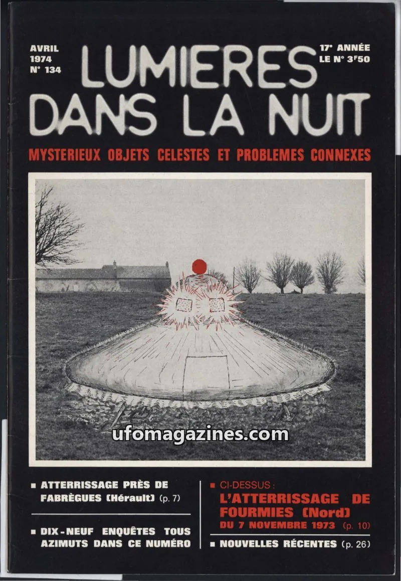 Cover of GROUPEMENT INTERNATIONAL DE RECHERCHES issue 134: LUMIÈRES DANS LA NUIT