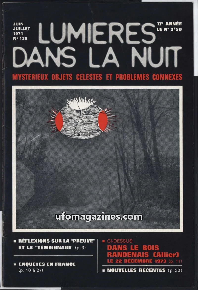 Cover of GROUPEMENT INTERNATIONAL DE RECHERCHES issue 136: LUMIÈRES DANS LA NUIT