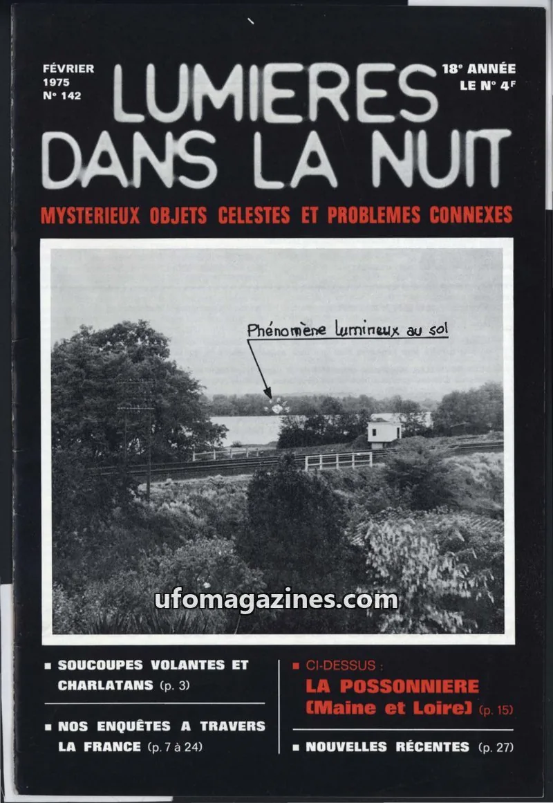 Cover of GROUPEMENT INTERNATIONAL DE RECHERCHES issue N° 142: LUMIÈRES DANS LA NUIT