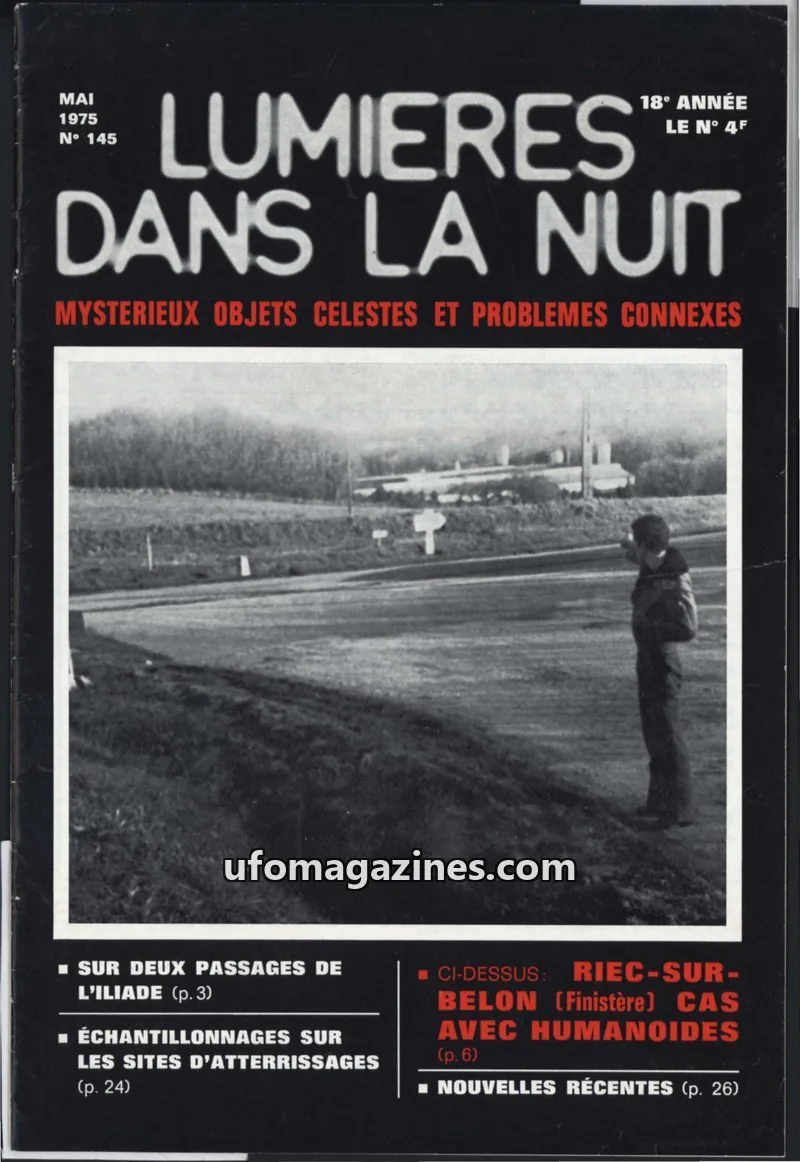 Cover of GROUPEMENT INTERNATIONAL DE RECHERCHES issue N° 145: LUMIÈRES DANS LA NUIT