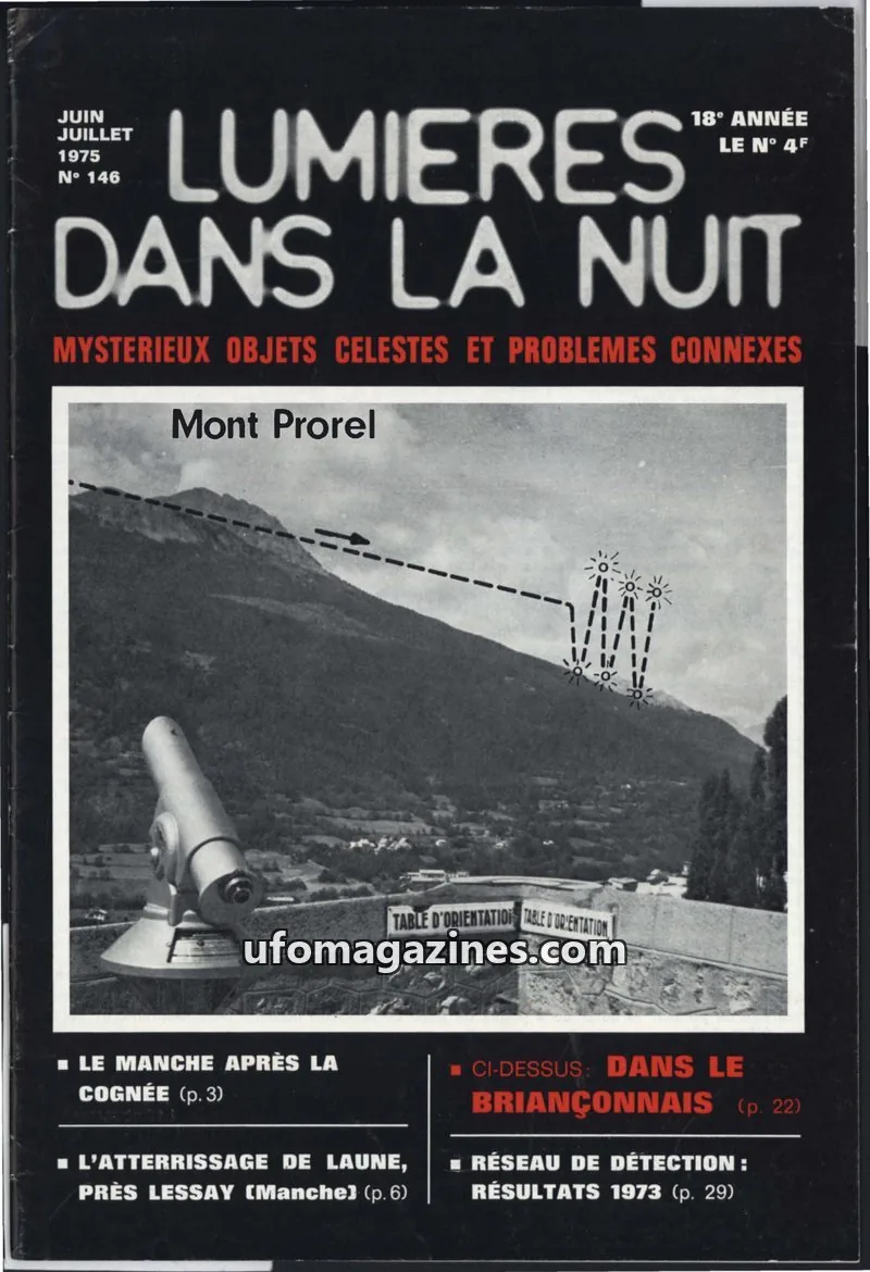 Cover of LUMIÈRES DANS LA NUIT (GROUPEMENT INTERNATIONAL DE RECHERCHES) issue 146: LUMIÈRES DANS LA NUIT