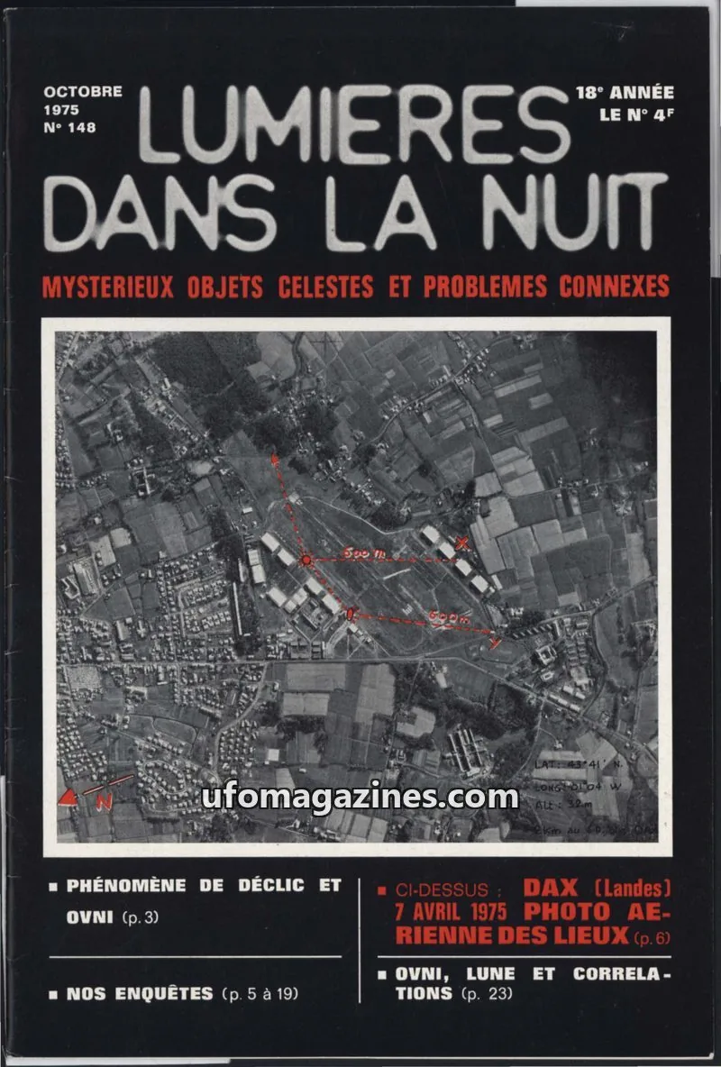 Cover of LUMIÈRES DANS LA NUIT (GROUPEMENT INTERNATIONAL DE RECHERCHES) issue N° 148: LUMIÈRES DANS LA NUIT