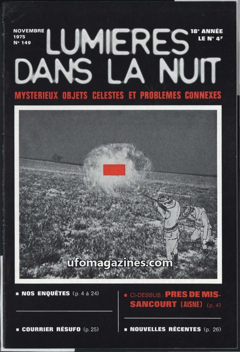 Cover of GROUPEMENT INTERNATIONAL DE RECHERCHES issue 149: LUMIÈRES DANS LA NUIT