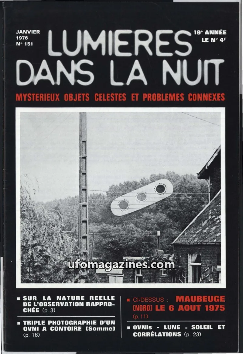 Cover of GROUPEMENT INTERNATIONAL DE RECHERCHES issue N° 151: LUMIÈRES DANS LA NUIT