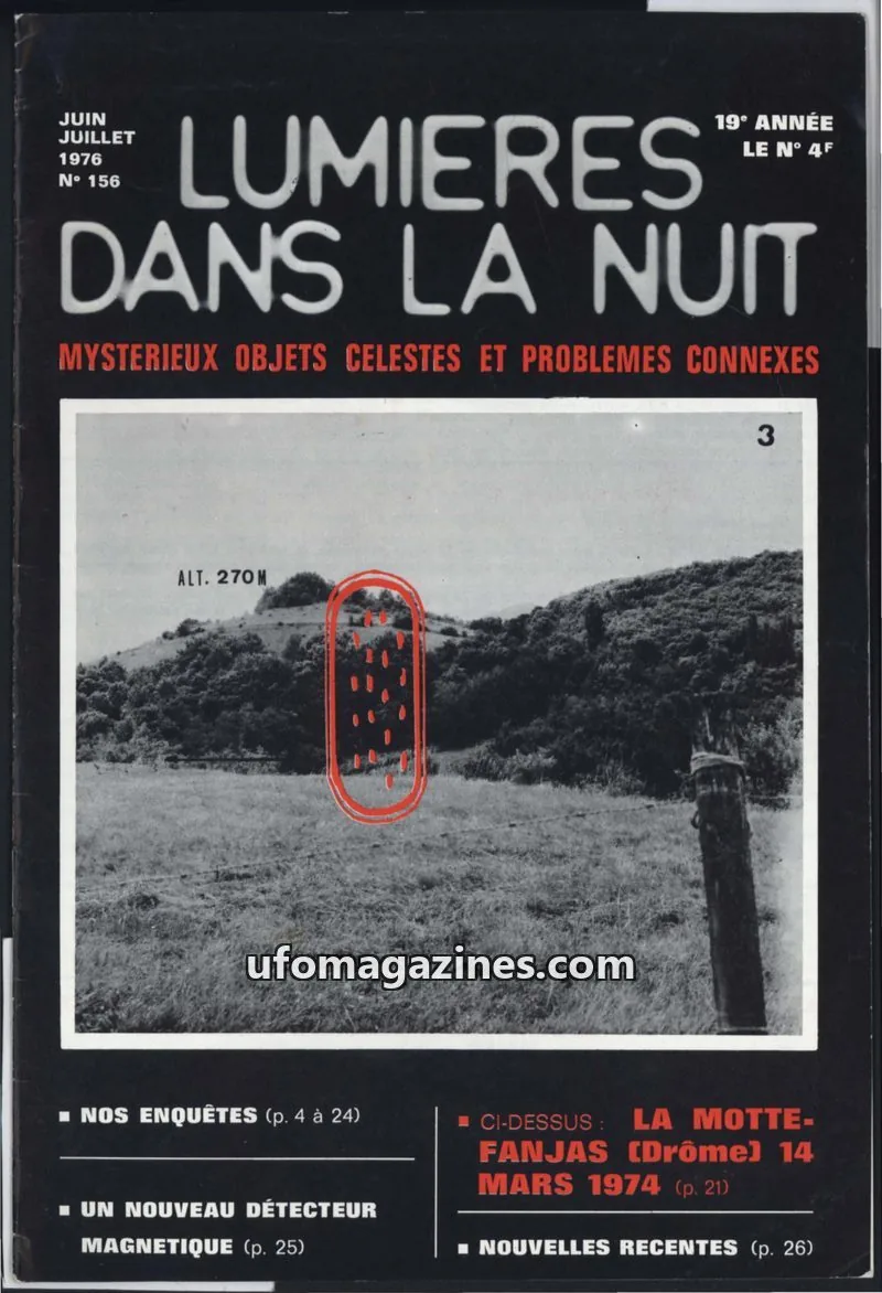 Cover of LUMIÈRES DANS LA NUIT (GROUPEMENT INTERNATIONAL DE RECHERCHES) issue 156: LUMIÈRES DANS LA NUIT