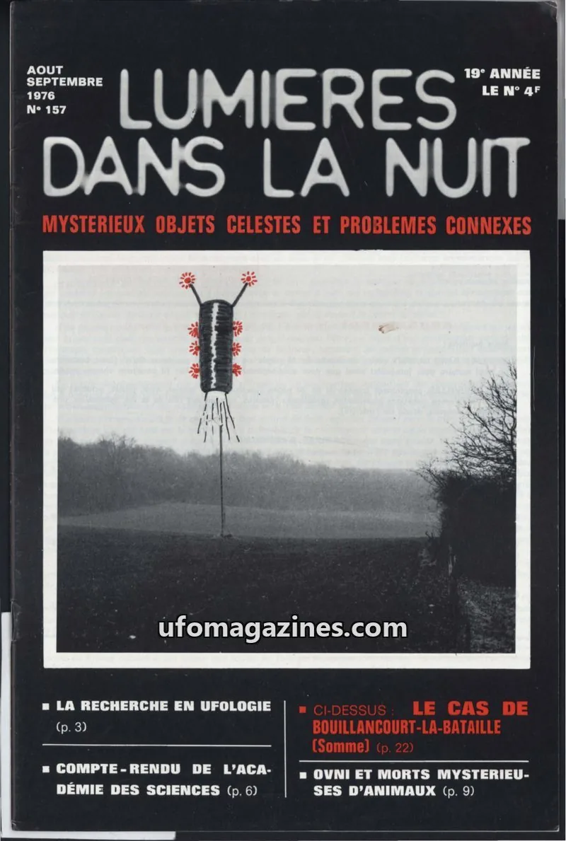 Cover of GROUPEMENT INTERNATIONAL DE RECHERCHES issue 157: LUMIÈRES DANS LA NUIT