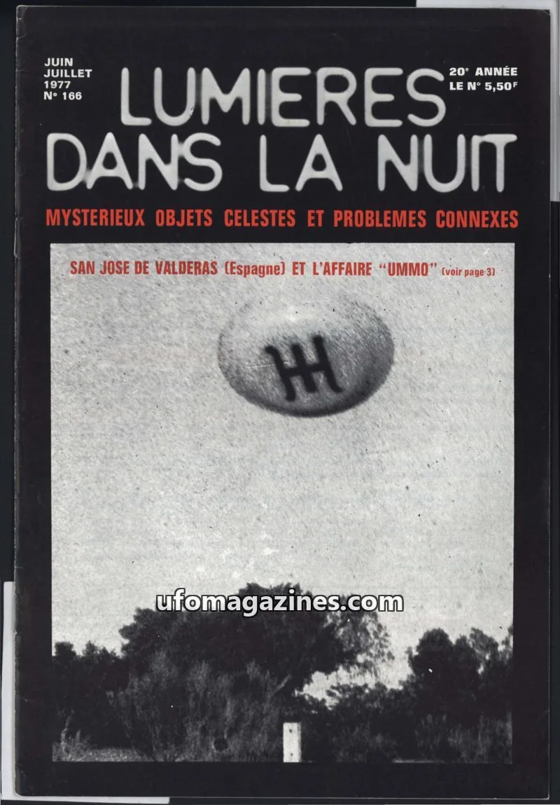 Cover of LUMIÈRES DANS LA NUIT (GROUPEMENT INTERNATIONAL DE RECHERCHES) issue 166: LUMIÈRES DANS LA NUIT