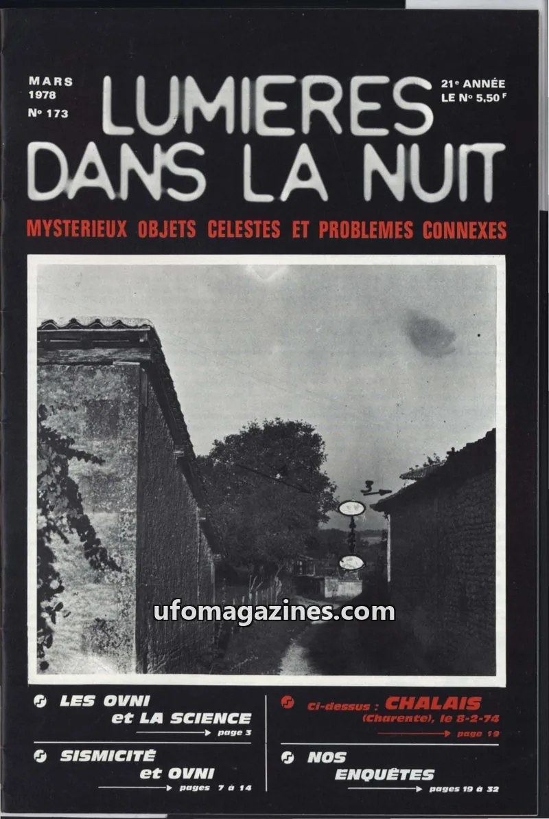 Cover of LDLN issue 173: LUMIÈRES DANS LA NUIT