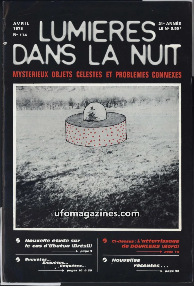 Cover of Groupement International de Recherches issue 174: LUMIÈRES DANS LA NUIT