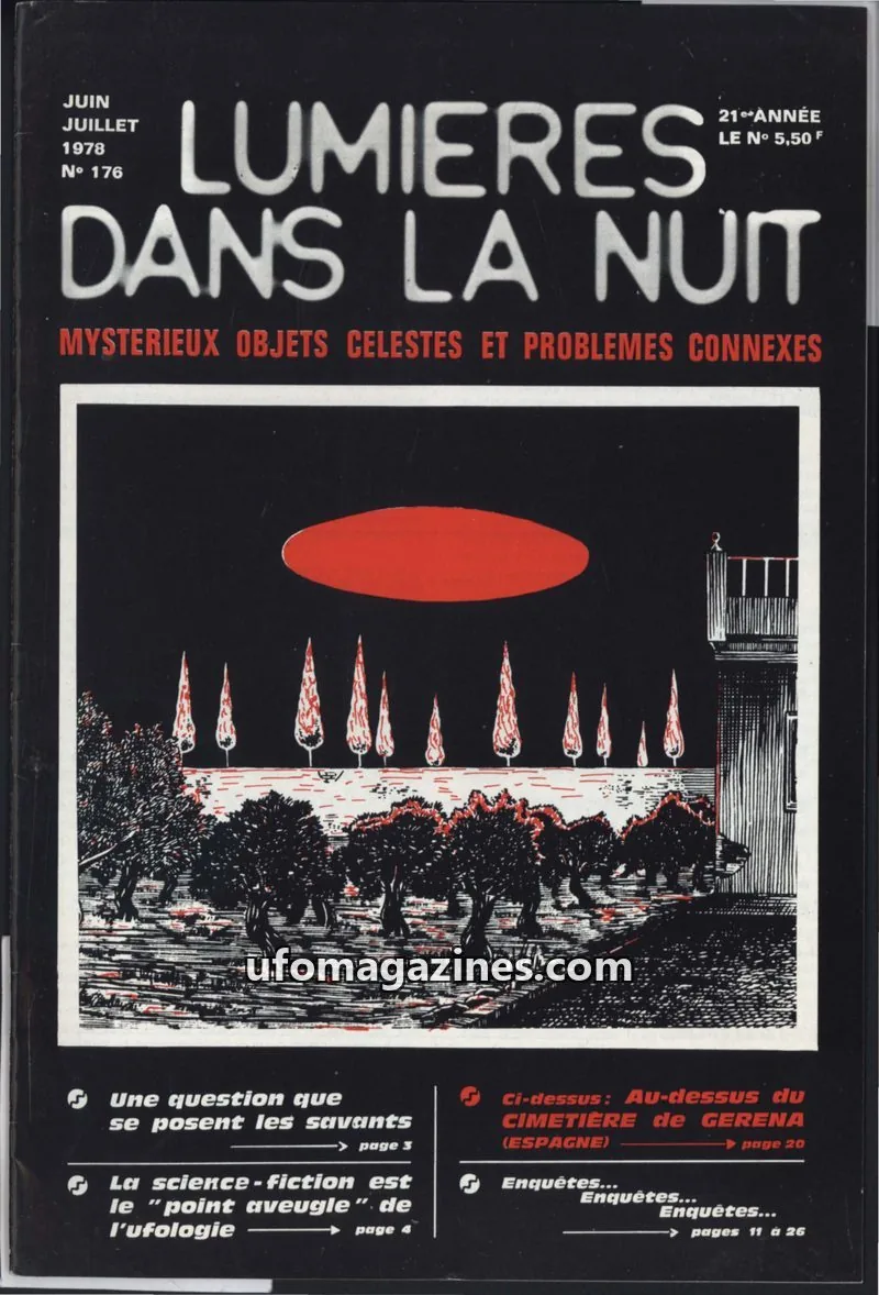 Cover of GROUPEMENT INTERNATIONAL DE RECHERCHES issue 176: LUMIÈRES DANS LA NUIT