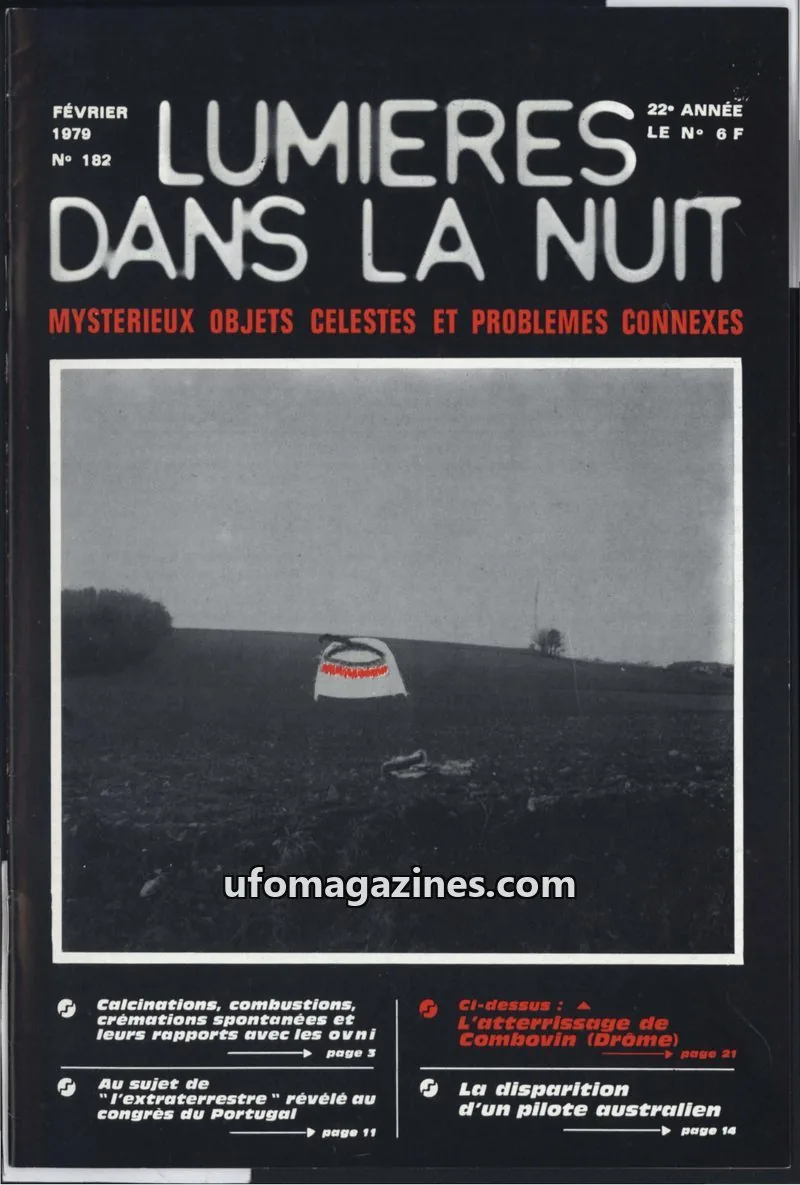 Cover of GROUPEMENT INTERNATIONAL DE RECHERCHES issue 182: LUMIÈRES DANS LA NUIT