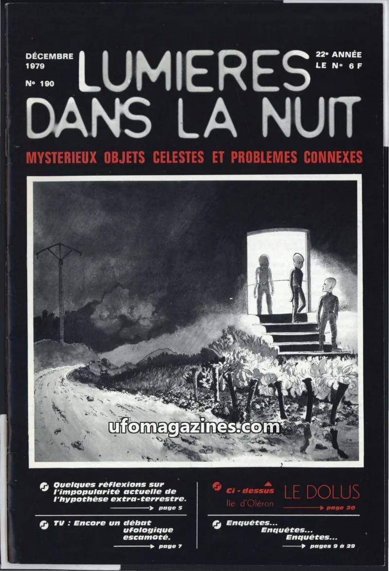 Cover of GROUPEMENT INTERNATIONAL DE RECHERCHES issue 190: LUMIÈRES DANS LA NUIT