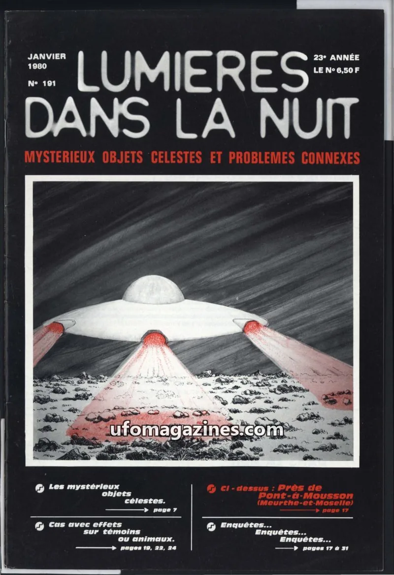 Cover of LDLN issue 191: LUMIÈRES DANS LA NUIT
