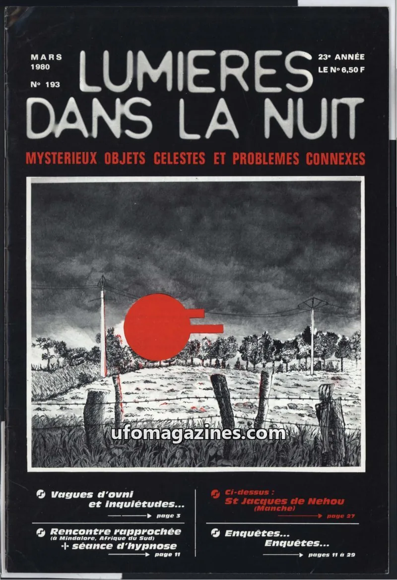 Cover of GROUPEMENT INTERNATIONAL DE RECHERCHES issue 193: LUMIÈRES DANS LA NUIT