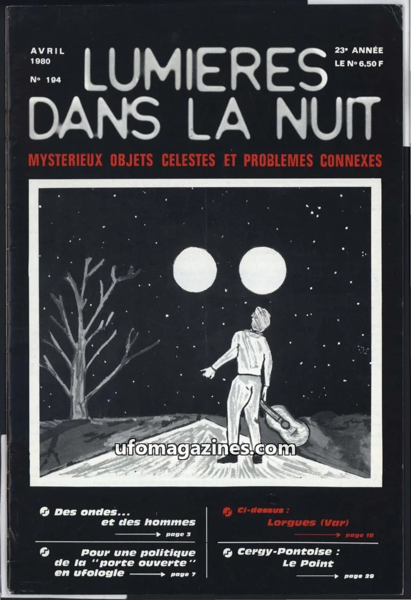 Cover of GROUPEMENT INTERNATIONAL DE RECHERCHES issue 194: LUMIÈRES DANS LA NUIT