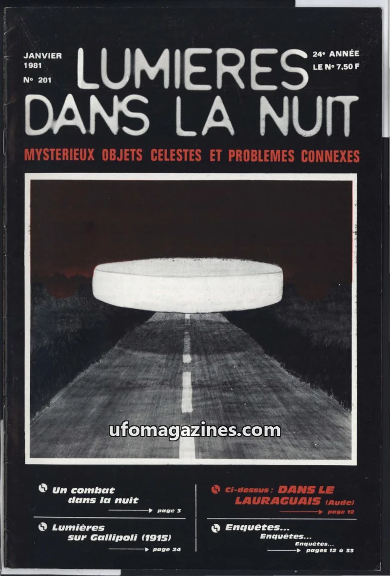 Cover of GROUPEMENT INTERNATIONAL DE RECHERCHES issue 201: LUMIÈRES DANS LA NUIT