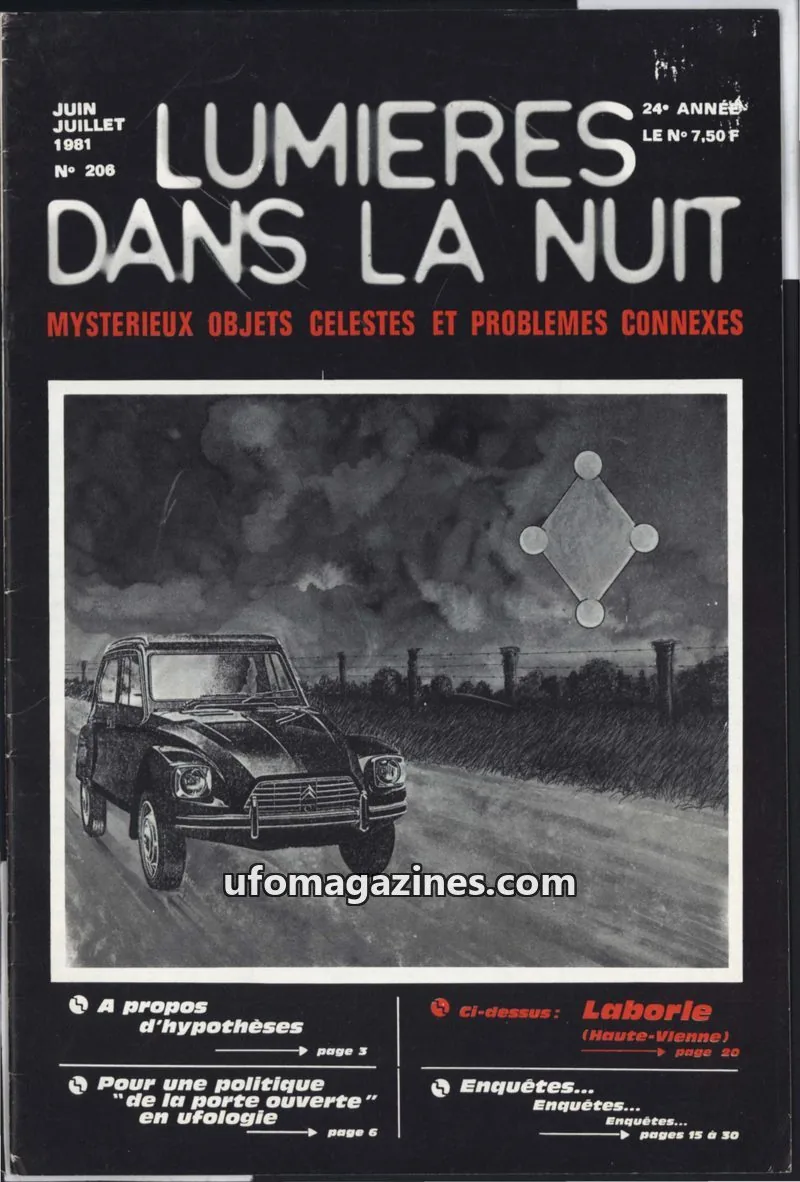 Cover of GROUPEMENT INTERNATIONAL LUMIERES DANS LA NUIT DE RECHERCHES issue 206: LUMIÈRES DANS LA NUIT