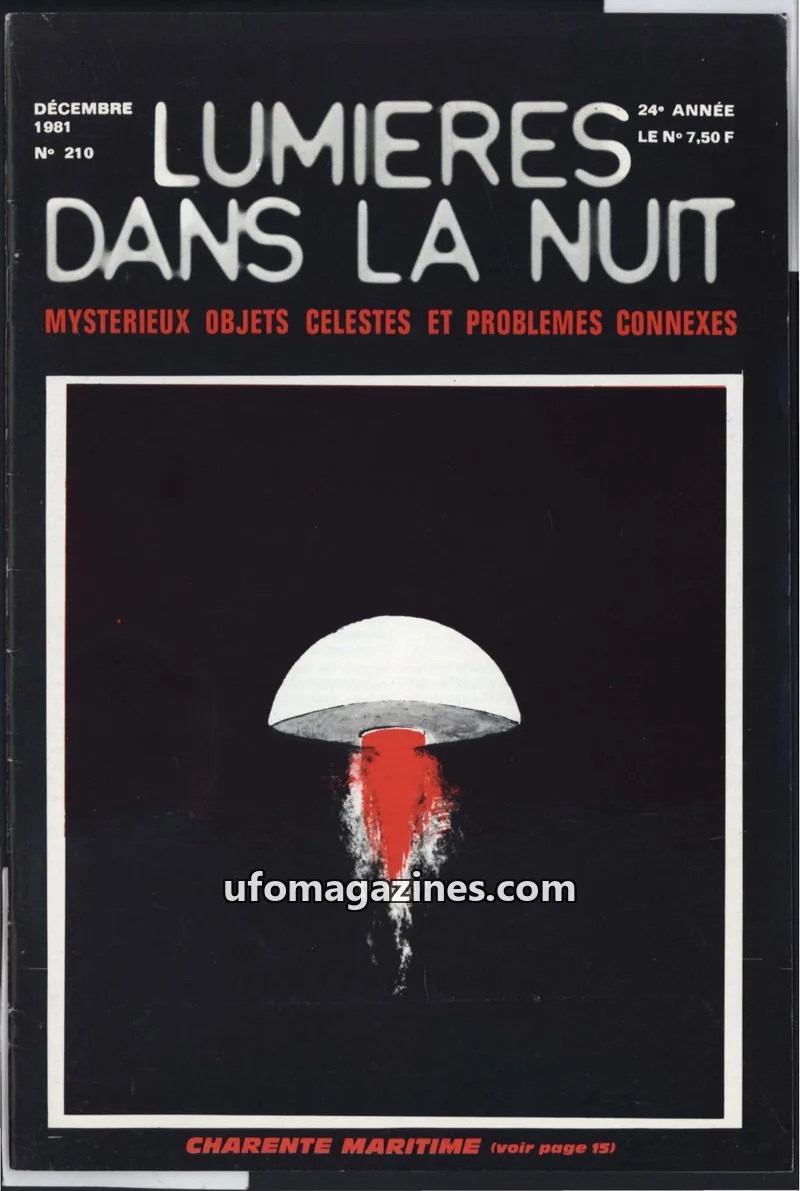 Cover of GROUPEMENT INTERNATIONAL DE RECHERCHES LUMIERES DANS LA NUIT issue N° 210: LUMIÈRES DANS LA NUIT