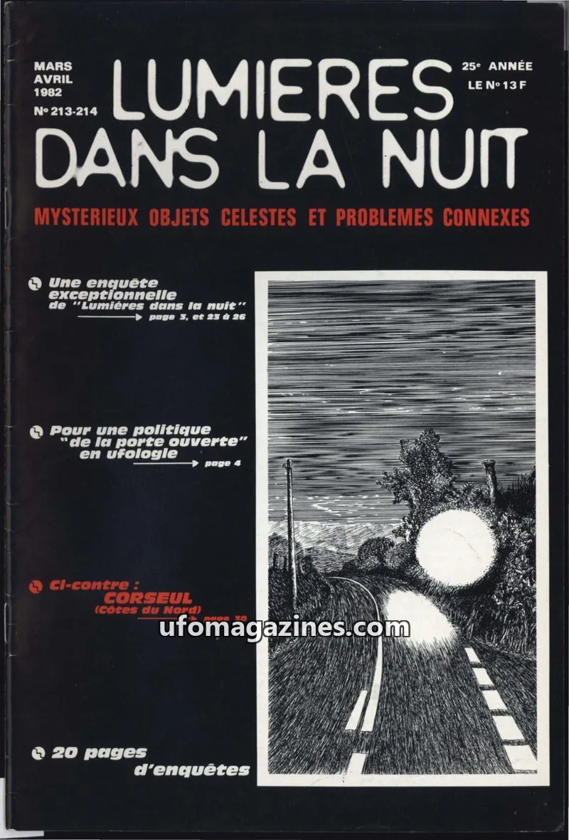 Cover of GROUPEMENT INTERNATIONAL LUMIERES DANS LA NUIT DE RECHERCHES issue 213-214: LUMIÈRES DANS LA NUIT