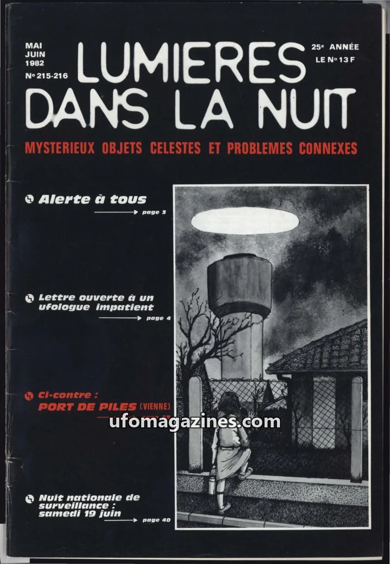 Cover of GROUPEMENT INTERNATIONAL DE RECHERCHES issue 215-216: LUMIÈRES DANS LA NUIT