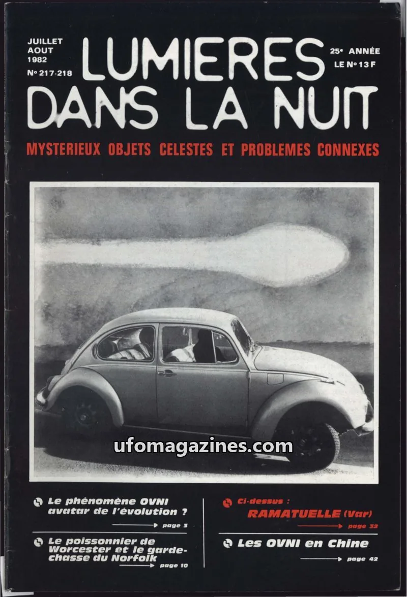 Cover of GROUPEMENT INTERNATIONAL DE RECHERCHES FONDATEUR: R. VEILLITH issue 217-218: LUMIÈRES DANS LA NUIT