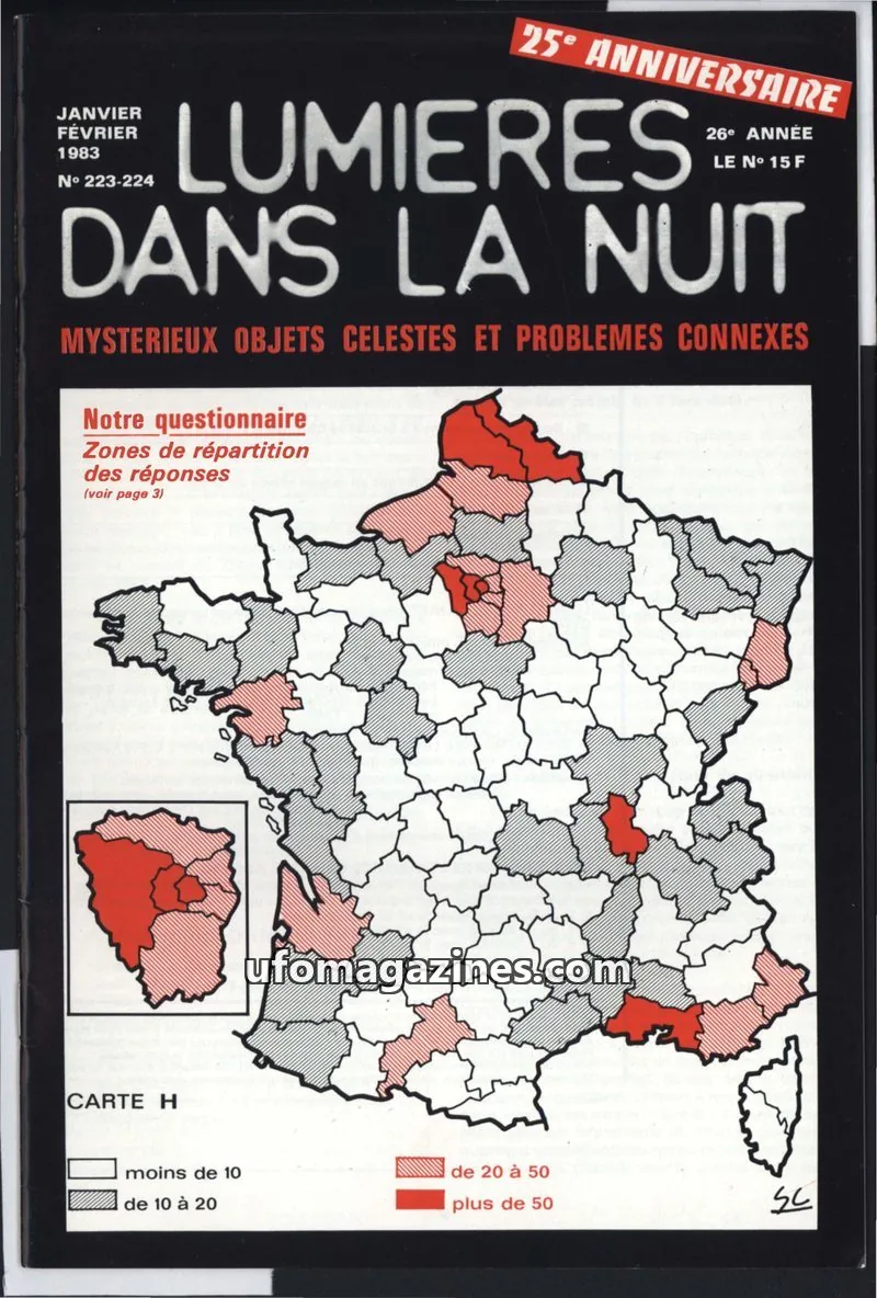 Cover of GROUPEMENT INTERNATIONAL LUMIERES DANS LA NUIT issue 223-224: LUMIÈRES DANS LA NUIT