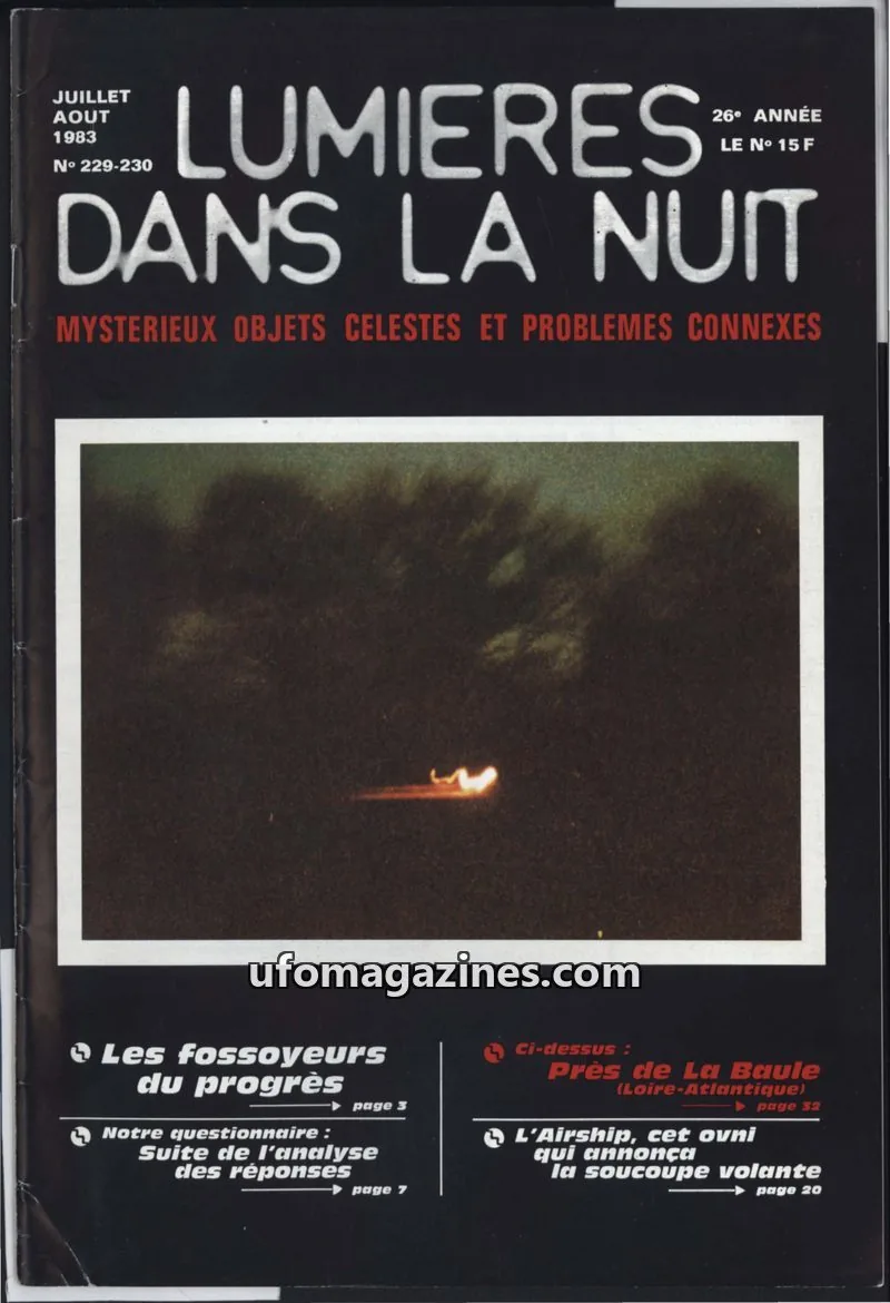 Cover of GROUPEMENT INTERNATIONAL DE RECHERCHES issue 229-230: LUMIÈRES DANS LA NUIT