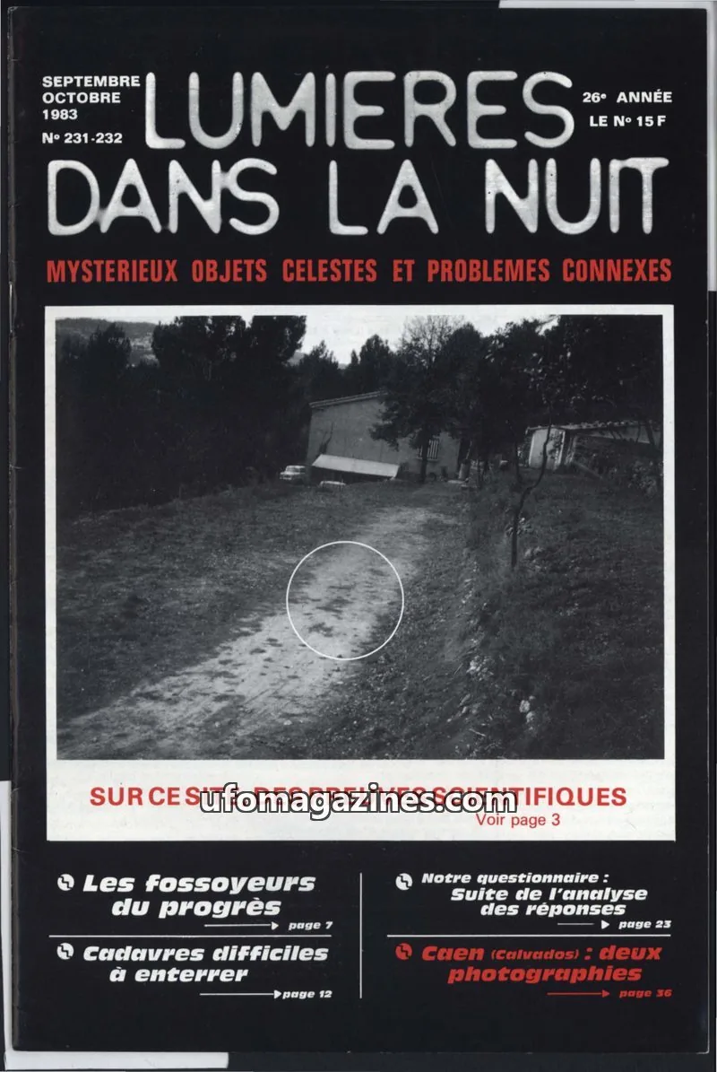 Cover of GROUPEMENT INTERNATIONAL LUMIERES DANS LA NUIT DE RECHERCHES issue 231-232: LUMIÈRES DANS LA NUIT