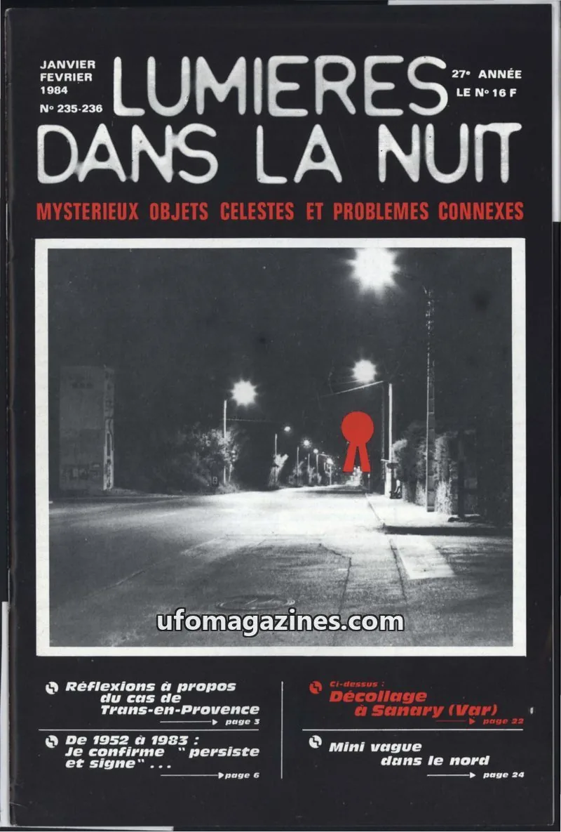 Cover of GROUPEMENT INTERNATIONAL DE RECHERCHES issue 235-236: LUMIÈRES DANS LA NUIT