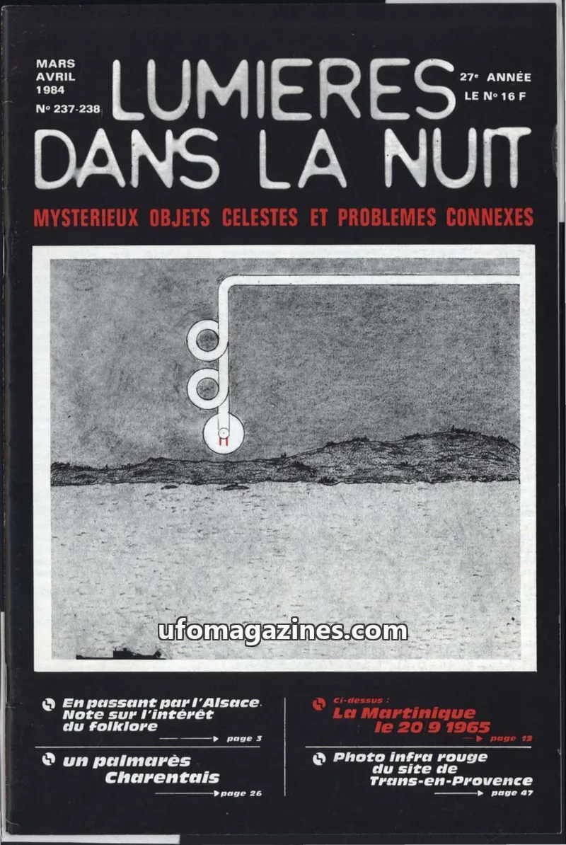 Cover of GROUPEMENT INTERNATIONAL DE RECHERCHES FONDATEUR : R. VEILLITH issue N° 237-238: LUMIÈRES DANS LA NUIT