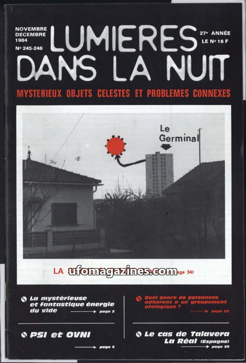 Cover of GROUPEMENT INTERNATIONAL DE RECHERCHES issue 245-246: LUMIÈRES DANS LA NUIT
