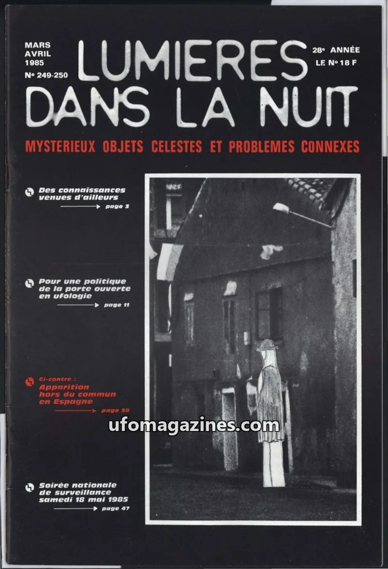 Cover of GROUPEMENT INTERNATIONAL DE RECHERCHES FONDATEUR: R. VEILLITH issue 249-250: LUMIÈRES DANS LA NUIT