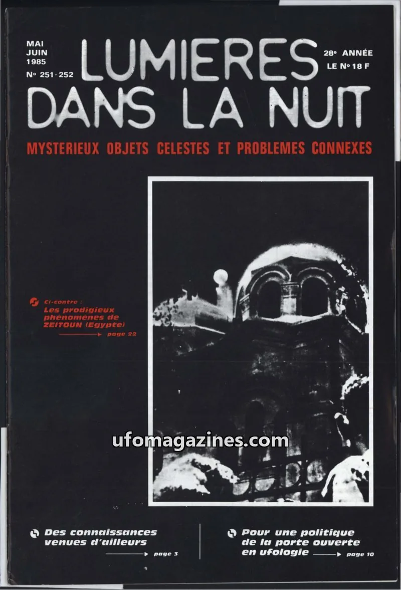 Cover of GROUPEMENT INTERNATIONAL DE RECHERCHES issue 251-252: LUMIÈRES DANS LA NUIT