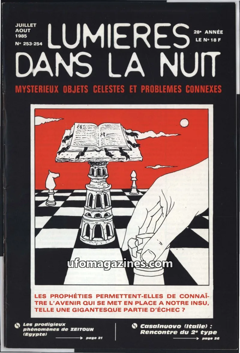 Cover of GROUPEMENT INTERNATIONAL DE RECHERCHES issue 253-254: LUMIÈRES DANS LA NUIT