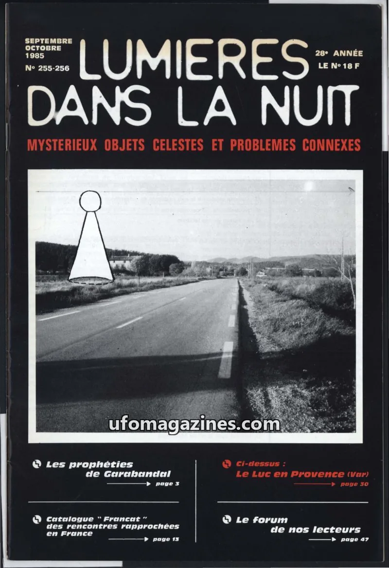 Cover of GROUPEMENT INTERNATIONAL DE RECHERCHES issue 255-256: LUMIÈRES DANS LA NUIT