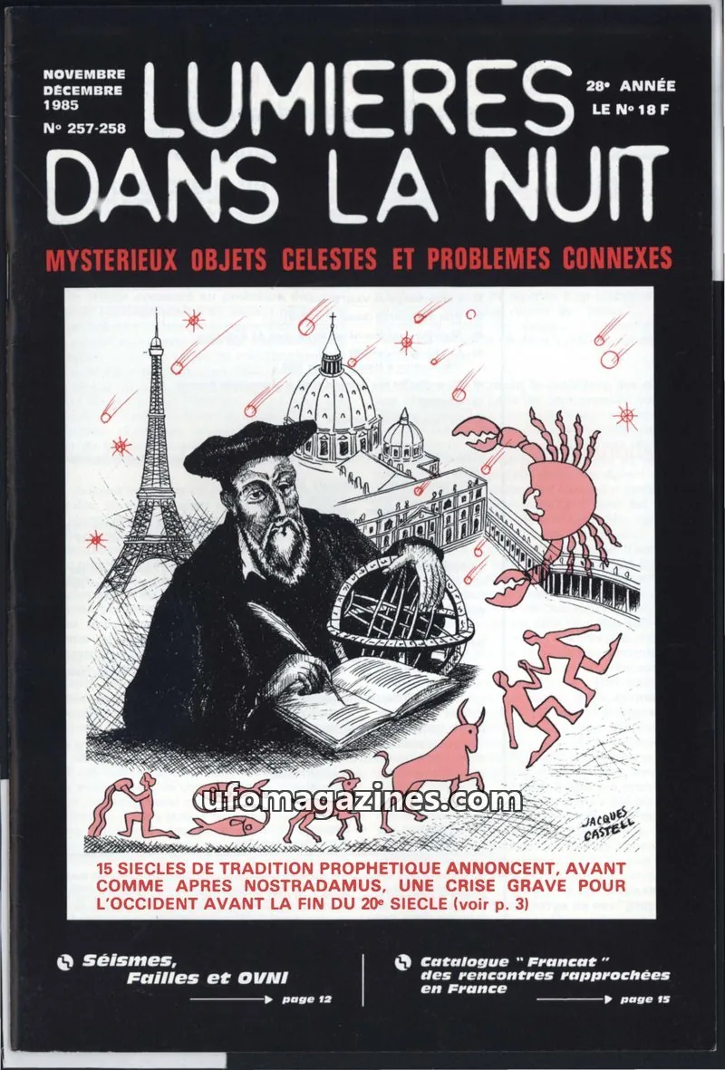 Cover of GROUPEMENT INTERNATIONAL DE RECHERCHES FONDATEUR: R. VEILLITH issue 257-258: LUMIÈRES DANS LA NUIT