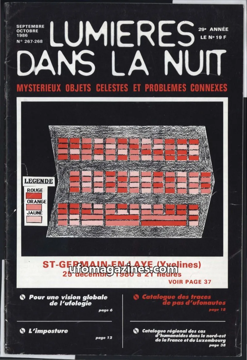 Cover of GROUPEMENT INTERNATIONAL DE RECHERCHES issue 267-268: LUMIÈRES DANS LA NUIT