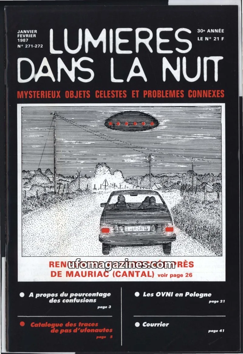 Cover of GROUPEMENT INTERNATIONAL DE RECHERCHES issue N° 271-272: LUMIÈRES DANS LA NUIT