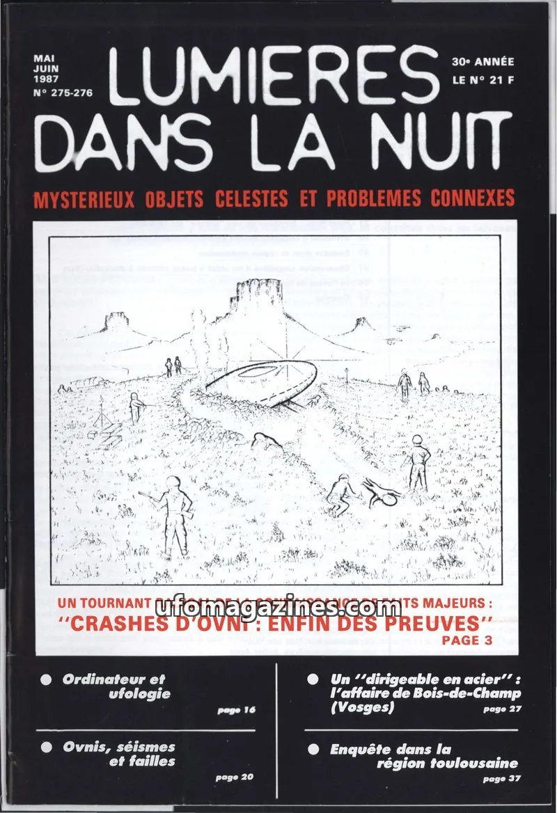 Cover of GROUPEMENT INTERNATIONAL FONDATEUR: R. VEILLITH issue N° 275-276: LUMIÈRES DANS LA NUIT