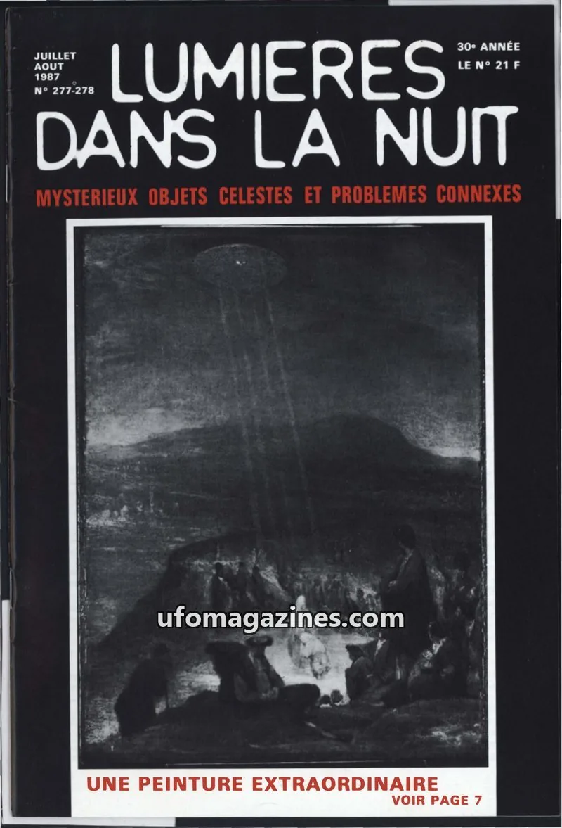 Cover of GROUPEMENT INTERNATIONAL DE RECHERCHES issue 277-278: LUMIÈRES DANS LA NUIT