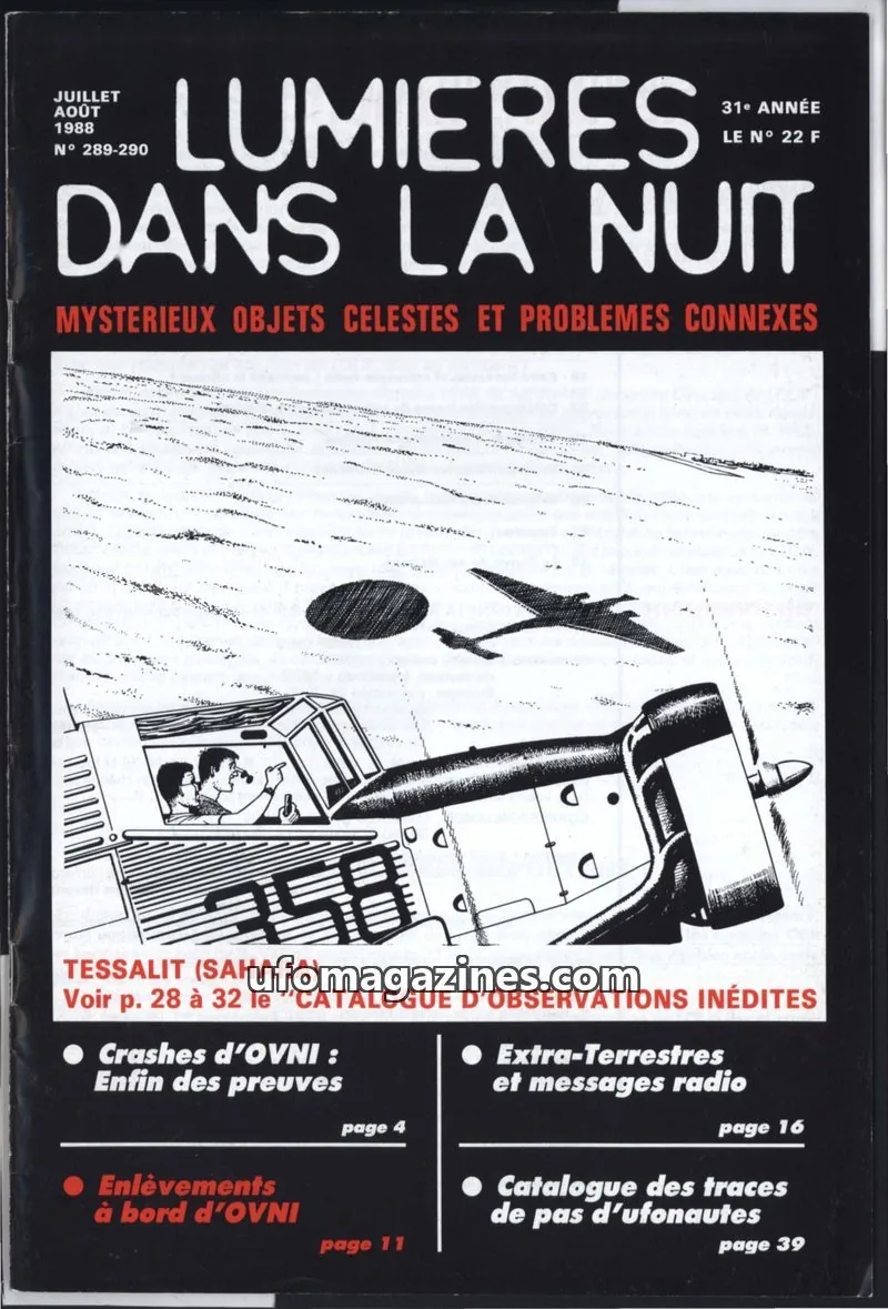 Cover of GROUPEMENT INTERNATIONAL DE RECHERCHES issue 289-290: LUMIÈRES DANS LA NUIT