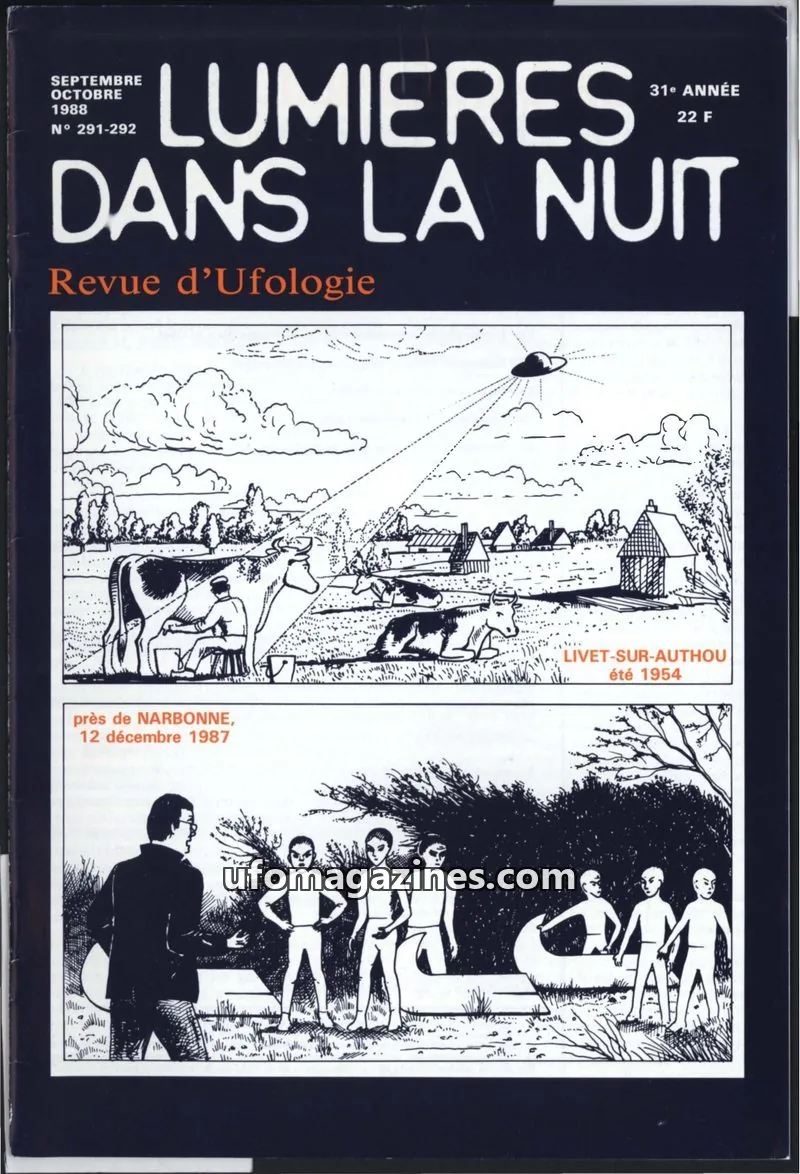 Cover of GROUPEMENT INTERNATIONAL DE RECHERCHES issue 291-292: LUMIÈRES DANS LA NUIT