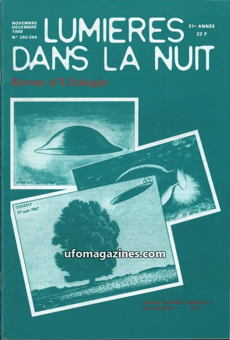 Cover of LDLN issue 293-294: LUMIÈRES DANS LA NUIT
