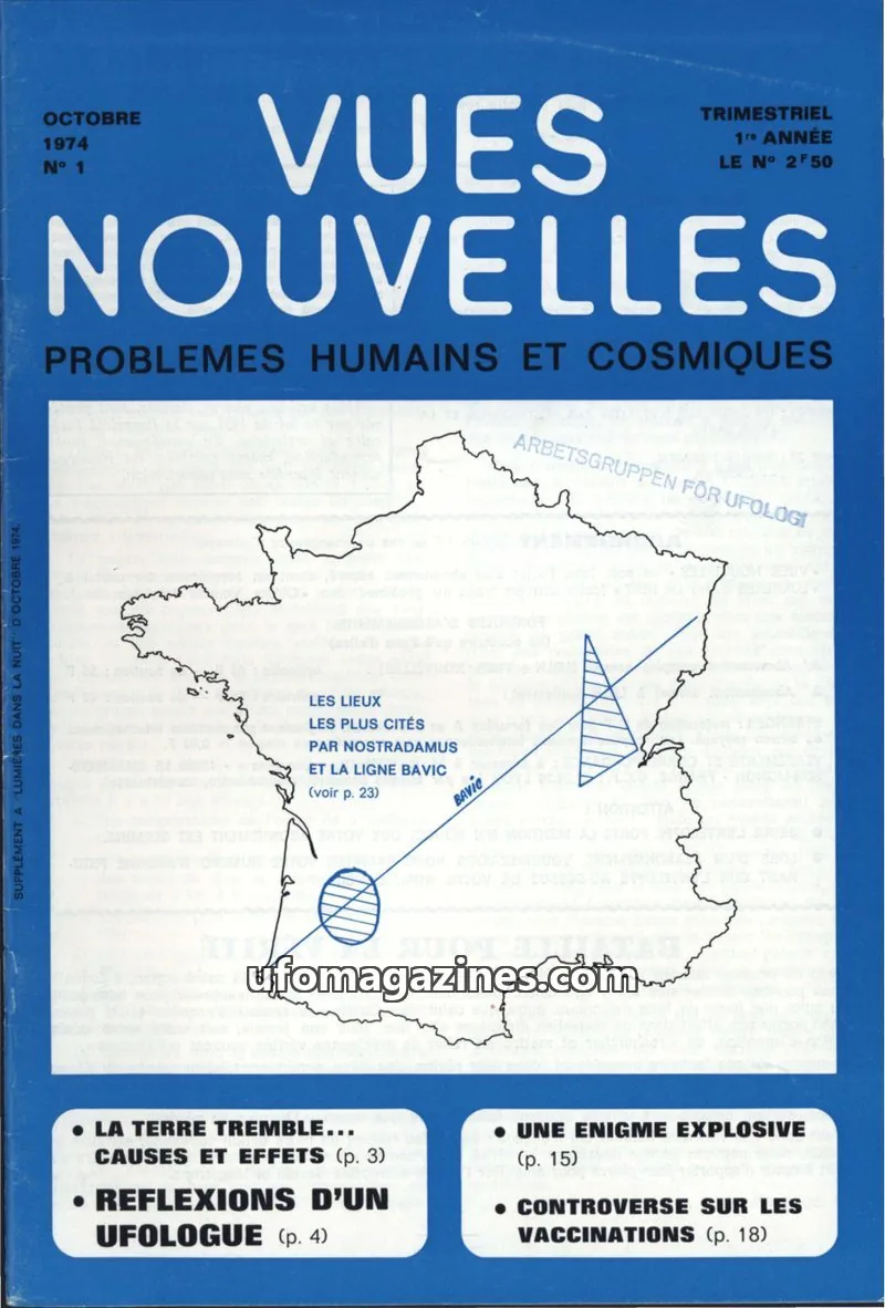 Cover of LDLN Vues Nouvelles issue 1: VUES NOUVELLES