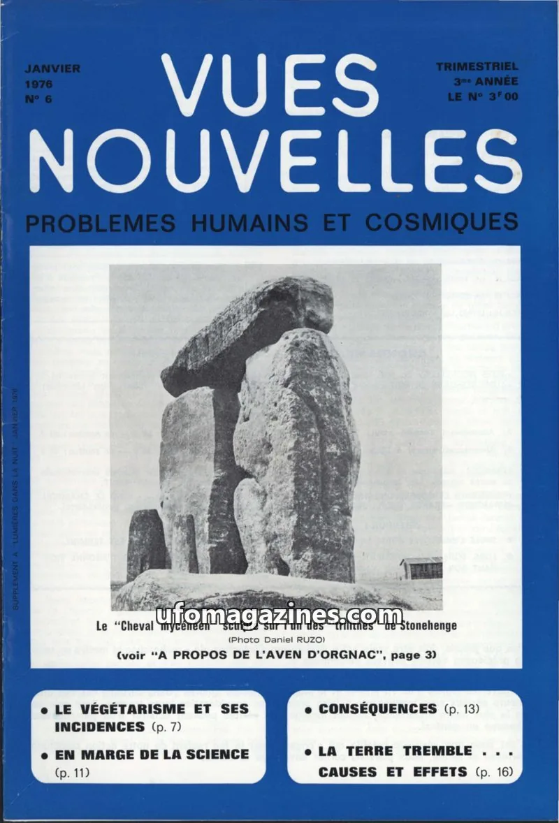 Cover of LDLN Vues Nouvelles issue N° 6: VUES NOUVELLES