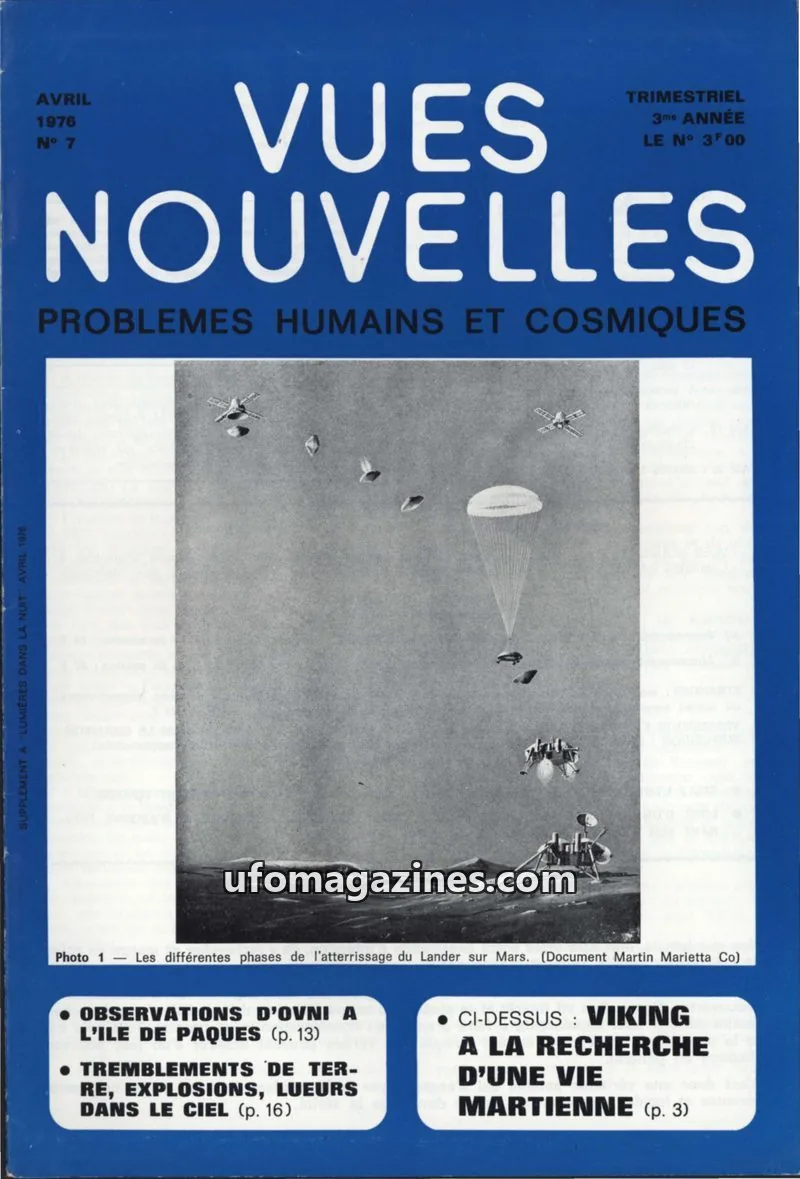 Cover of LDLN Vues Nouvelles issue N° 7: VUES NOUVELLES
